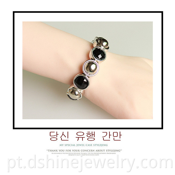 Acrylic Stretch Crystal Bracelet